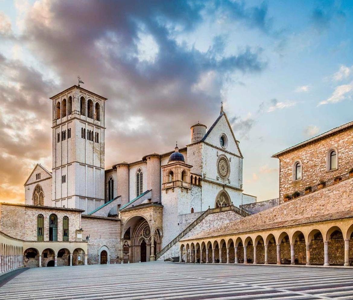 The Basilica of Saint Francis in Assisi